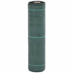 vidaXL Weed Membrane Garden Weed Barrier Fabric Weed Control Ground Cover PP - green, 0.5 x 10 m