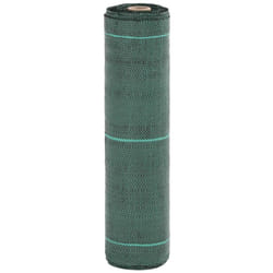 vidaXL Weed Membrane Garden Weed Barrier Fabric Weed Control Ground Cover PP - green, 0.5 x 25 m