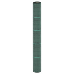 vidaXL Weed Membrane Garden Weed Barrier Fabric Weed Control Green 1x200 m PP