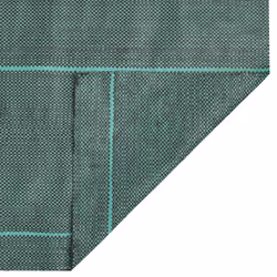 vidaXL Weed Membrane Garden Weed Barrier Fabric Weed Control Green 1x200 m PP - Additional view 4