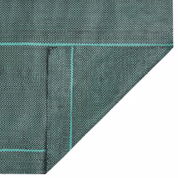 vidaXL Weed Membrane Garden Weed Barrier Fabric Weed Control Ground Cover PP - green, 1.5 x 10 m - Additional view 4