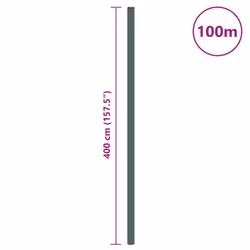 vidaXL Weed Membrane Garden Weed Barrier Fabric Weed Control Ground Cover PP - green, 4 x 100 m
