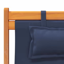 VidaXL 3214481 outdoor chair Terrace Padded seat Eucalyptus, Polyester Blue - Additional view 8