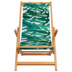 VidaXL 3214489 outdoor chair Terrace Padded seat Eucalyptus, Polyester Green - Additional view 4