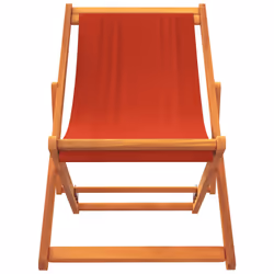VidaXL 3214491 outdoor chair Terrace Padded seat Eucalyptus, Polyester Red - Additional view 4