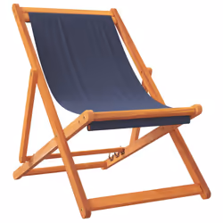 VidaXL 3214492 outdoor chair Terrace Padded seat Eucalyptus, Polyester Blue