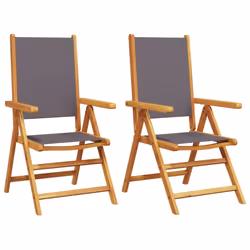 VidaXL 3214541, Terrace, Padded seat, Acacia wood, Polyester, Anthracite, 110 kg, 570 mm