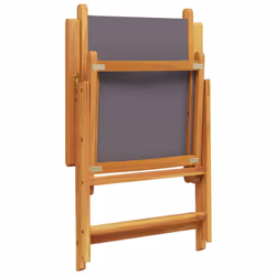 VidaXL 3214542 outdoor chair Terrace Padded seat Acacia wood, Polyester Anthracite - Additional view 7