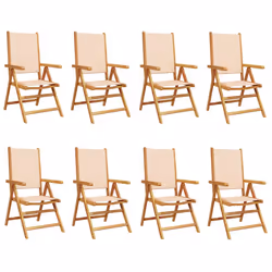 VidaXL 3214549, Terrace, Padded seat, Acacia wood, Polyester, Beige, 110 kg, 570 mm