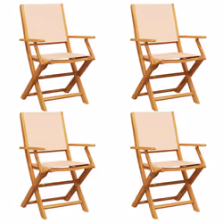 VidaXL 3214583, Terrace, Padded seat, Acacia wood, Polyester, Beige, 110 kg, 540 mm