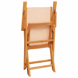 VidaXL 3214583 outdoor chair Terrace Padded seat Acacia wood, Polyester Beige - Additional view 7