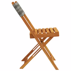 VidaXL 3214595 outdoor chair Terrace Padded seat Acacia wood, Polyrattan Grey - Additional view 6