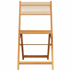 VidaXL 3214607 outdoor chair Terrace Padded seat Acacia wood Beige - Additional view 4