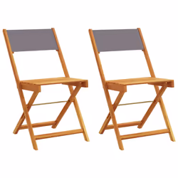 VidaXL 3214613, Terrace, Padded seat, Acacia wood, Polyester, Anthracite, 110 kg, 410 mm
