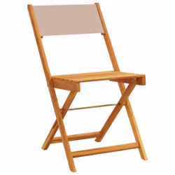 VidaXL 3214616 outdoor chair Terrace Padded seat Acacia wood, Polyester Taupe - Additional view 4