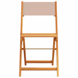 VidaXL 3214616 outdoor chair Terrace Padded seat Acacia wood, Polyester Taupe - Additional view 5