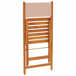 VidaXL 3214617 outdoor chair Terrace Padded seat Acacia wood, Polyester Taupe - Additional view 7