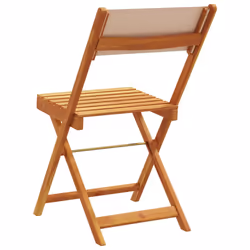VidaXL 3214618 outdoor chair Terrace Padded seat Acacia wood, Polyester Taupe - Additional view 6