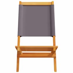 VidaXL 3214640 outdoor chair Terrace Padded seat Acacia wood, Polyester Anthracite - Additional view 5