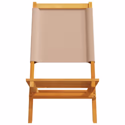 VidaXL 3214643 outdoor chair Terrace Padded seat Acacia wood, Polyester Taupe - Additional view 5