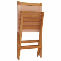 VidaXL 3214645 outdoor chair Terrace Padded seat Acacia wood, Polyester Taupe - Additional view 8