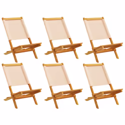 VidaXL 3214647, Terrace, Padded seat, Acacia wood, Polyester, Beige, 110 kg, 410 mm