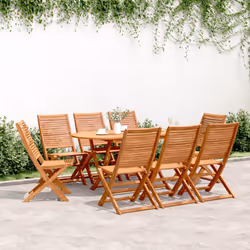 VidaXL 3214473 outdoor chair Terrace Padded seat Acacia wood
