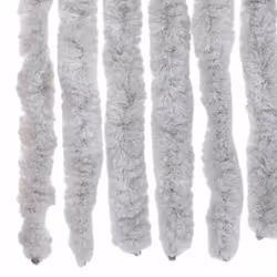 vidaXL Fly Curtain Door Curtain Fly Screen Fly Blind Insect Curtain Chenille - grey, 118 x 220 cm - Additional view 5