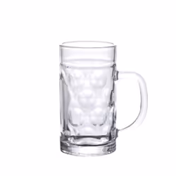 vidaXL Beer Mugs with Handle Glass Tumbler Beer Glasses Glass 6 pcs 500 ml