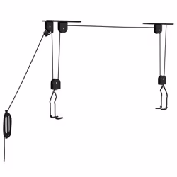 vidaXL Bike Hoists & Ceiling Mount Bicycle Lift Garage Bike Lift 2 pcs 20 kg - Additional view 5