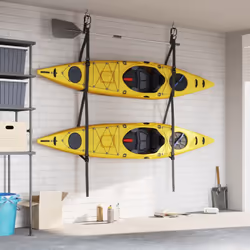 vidaXL Double Kayak Storage Straps with Paddle Clips SUP Carry Strap 50 kg