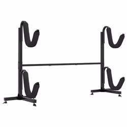 vidaXL Kayak Storage Rack for 2 Kayak Wall Mounted Canoe Storage HangerÃÂ Steel