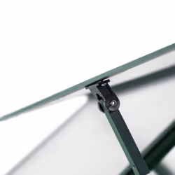 vidaXL Greenhouse with Base Frame Garden Walk in Plant Grow House Aluminium - green, 169 x 58 x 202 cm - Additional view 7