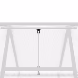 vidaXL Greenhouse with Base Frame Garden Walk in Plant Grow House Aluminium - silver, 224 x 169 x 195 cm - Additional view 8