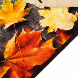 vidaXL Kitchen Rug Anti Fatigue Mat Runner Rug Washable Floor Carpet Velvet - autumn, 45 x 150 cm - Additional view 2