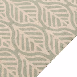 vidaXL Kitchen Rug Anti Fatigue Mat Runner Rug Washable Floor Carpet Velvet - leaves, 60 x 180 cm - Additional view 2