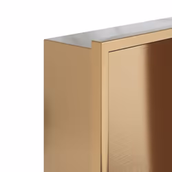 vidaXL Shower Niche Bathroom Storage Recessed Shower Shelf Stainless Steel - gold - Additional view 6