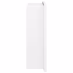 vidaXL Shower Niche Wall Recessed Shower Shelf Matt White Stainless Steel - Additional view 4