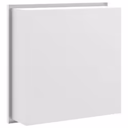 vidaXL Shower Niche Wall Recessed Shower Shelf Matt White Stainless Steel - Additional view 5