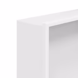 vidaXL Shower Niche Wall Recessed Shower Shelf Matt White Stainless Steel - Additional view 6
