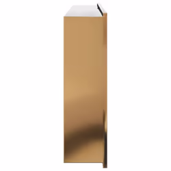 vidaXL Shower Niche Wall Recessed Shower Shelf Brushed Silver Stainless Steel - gold - Additional view 4