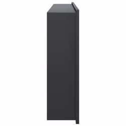 vidaXL Shower Niche Wall Recessed Shower Shelf Brushed Silver Stainless Steel - black - Additional view 4