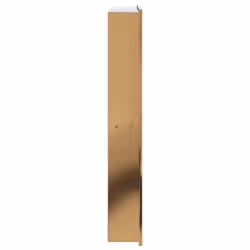 vidaXL Shower Niche Wall Recessed Shower Shelf Matt White Stainless Steel - gold - Additional view 4