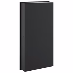 vidaXL Shower Niche Wall Recessed Shower Shelf Matt White Stainless Steel - black - Additional view 5