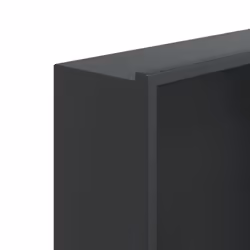 vidaXL Shower Niche Wall Recessed Shower Shelf Matt White Stainless Steel - black - Additional view 6