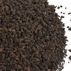 vidaXL Basalt Gravel Aquarium Gravel Chippings Stones Aquarium Sand Black - 25 kg, 3-5 mm