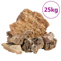 ) vidaXL Dragon Stones Natural Rock Dragon Rock Aquarium Stone Dragon Rocks - brown, 5-30 cm (25 kg