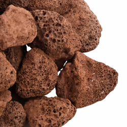 ) vidaXL Volcanic Rocks Lava Accent Rocks Aquarium Volcanic Lava Stones Beads - red, 3-5 cm (10 kg - Additional view 3