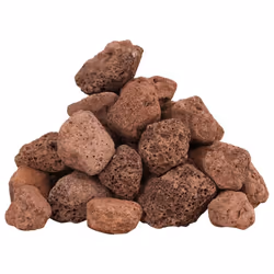 ) vidaXL Volcanic Rocks Lava Accent Rocks Aquarium Volcanic Lava Stones Beads - red, 3-5 cm (25 kg