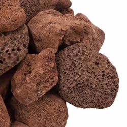 ) vidaXL Volcanic Rocks Lava Accent Rocks Aquarium Volcanic Lava Stones Beads - red, 5-8 cm (25 kg